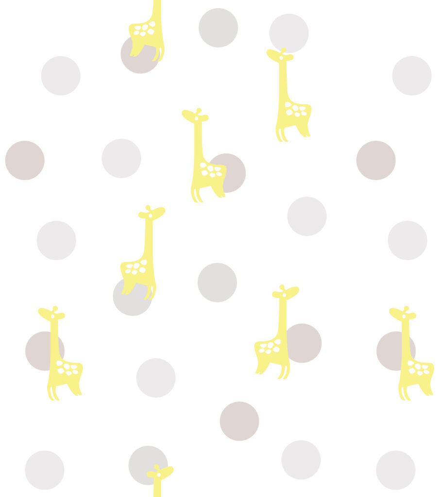 diseño trama jirafas y puntos