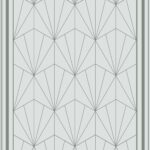 Alfombra vinilica diseño vectorial geometrico en tono gris